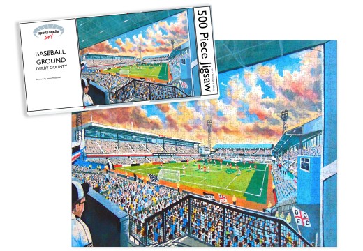 Baseball Ground Stadium Fine Art Jigsaw Puzzle - Derby County FC Baseball Ground Stadium Fine Art Jigsaw Puzzle - Derby County FC